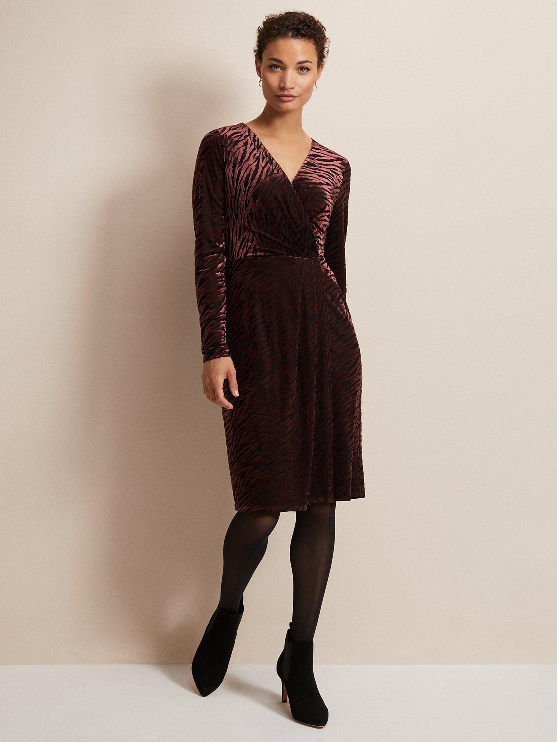John lewis burgundy dress best sale