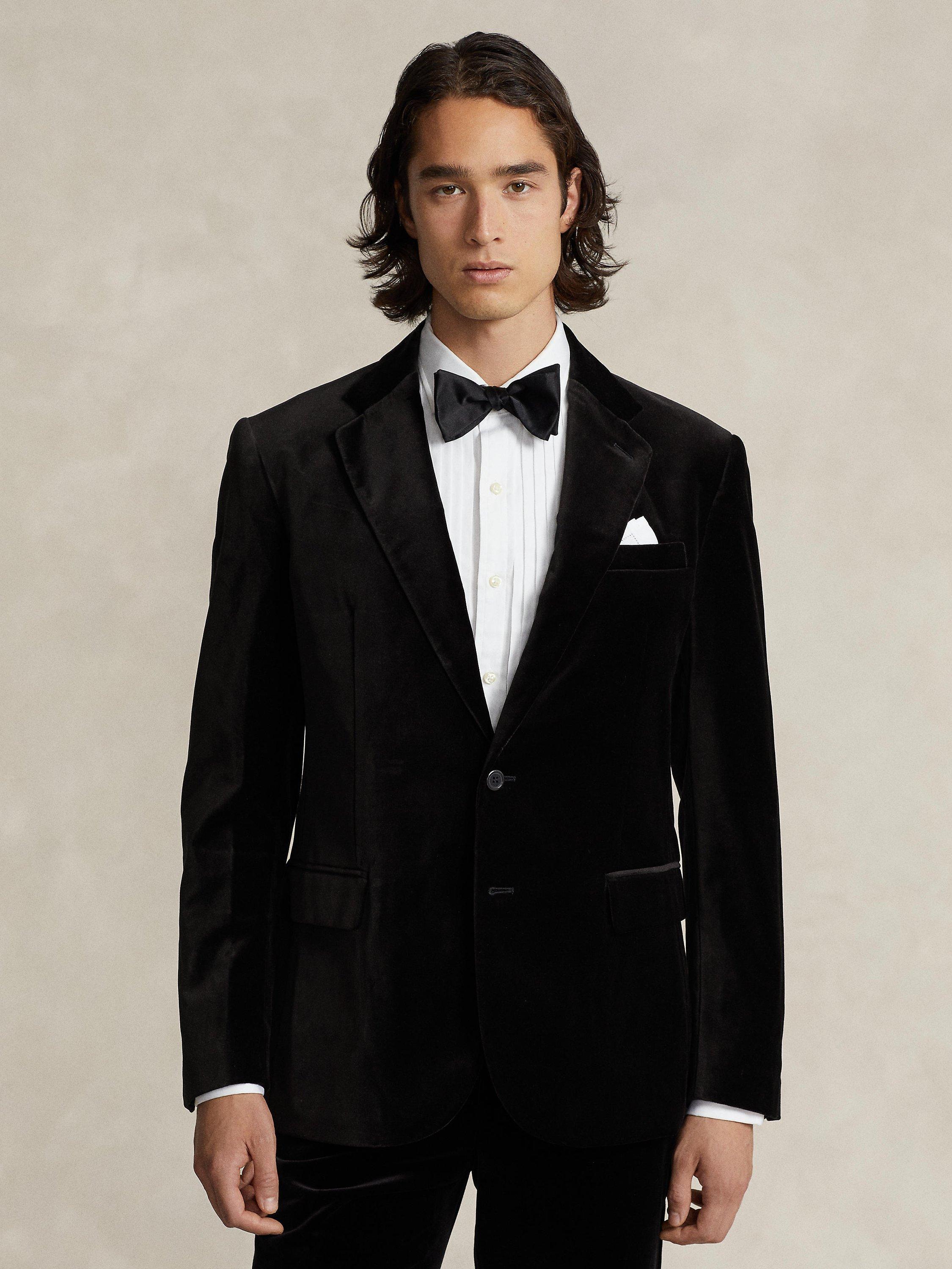 Polo Ralph Lauren Modern Tailored Velvet Suit Jacket, Black