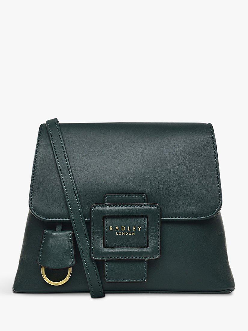 Radley Purley Knoll Small Flapover Leather Cross Body Bag, Cedar, One Size