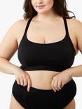 Oola Lingerie Hidden Underwired Bralette, Black