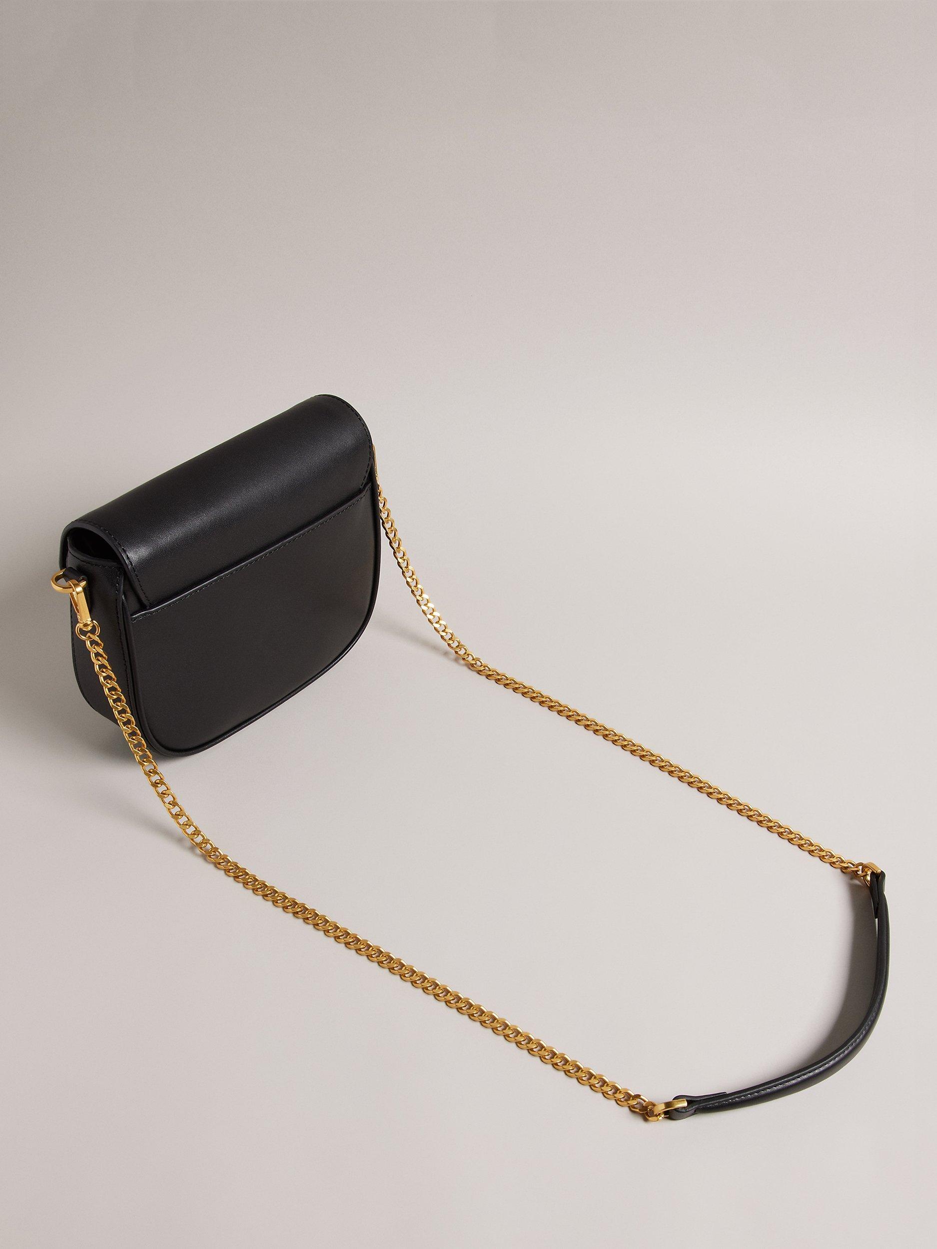 Ted Baker Esia Leather Cross Body Saddle Bag