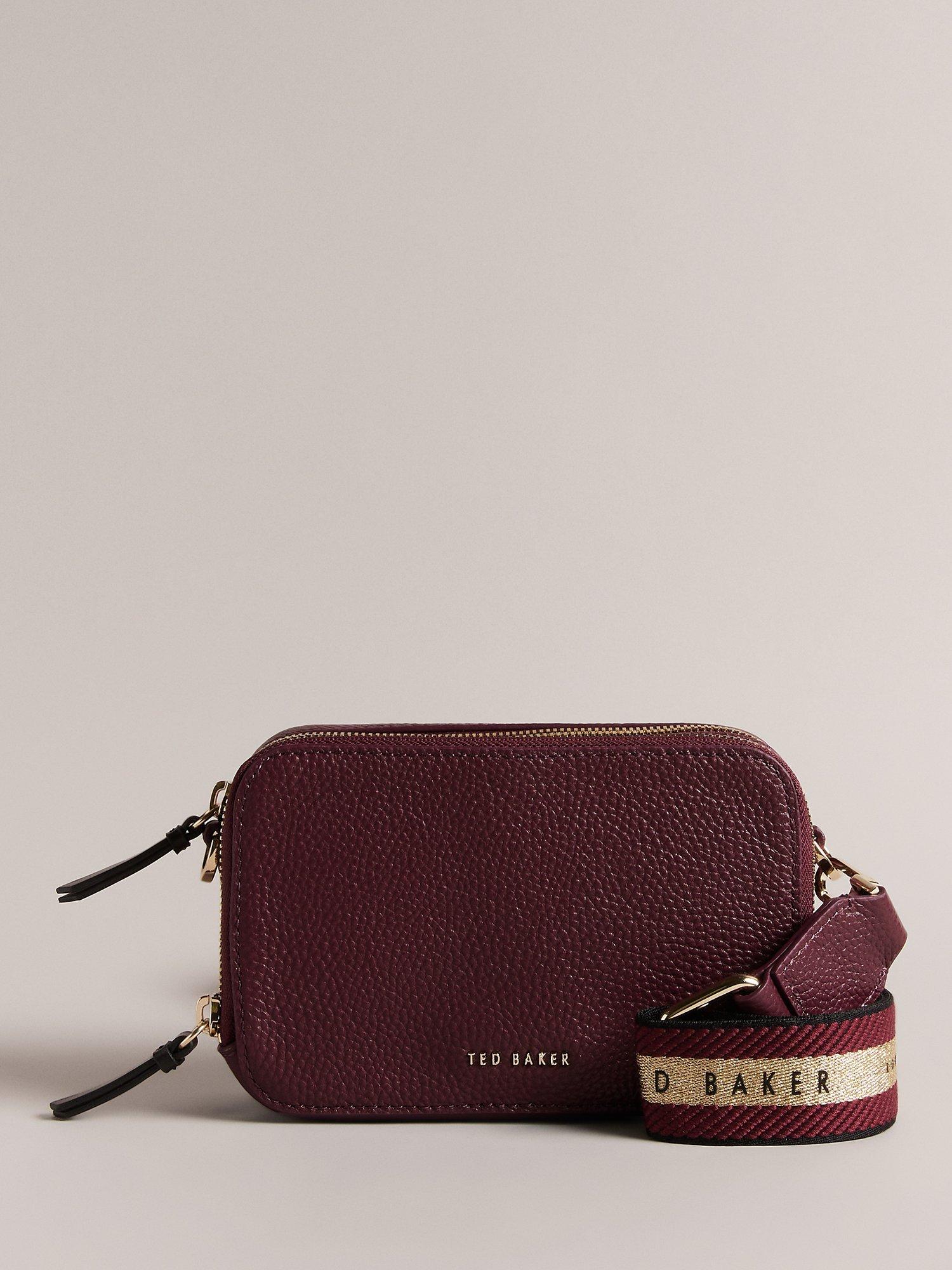 Ted Baker Stunna Mini Webbing Cross Body Bag, Dark Purple, One Size