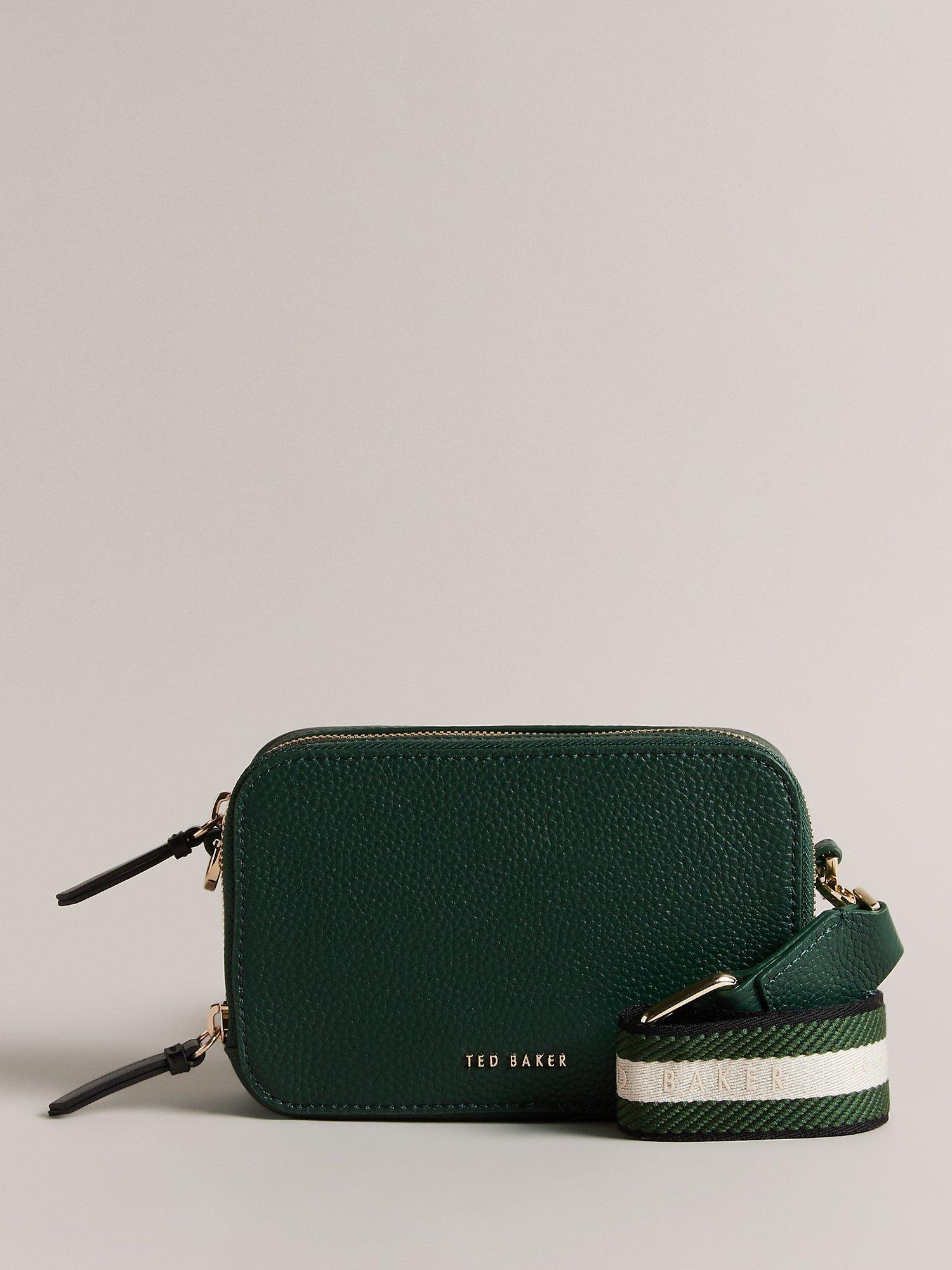 Ted Baker Stunna Mini Webbing Cross Body Bag, Dark Green, One Size