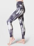 Sweaty Betty Soft Sculpt Yoga Leggings, Grey Bokeh Print