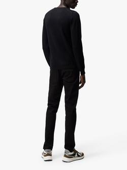 J.Lindeberg Lyle Merino Wool Crew Jumper - view 2, Black