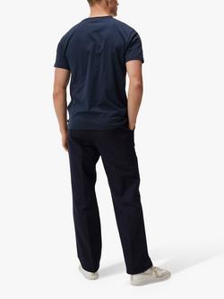 J.Lindeberg Sid Basic T-Shirt - view 2, Navy