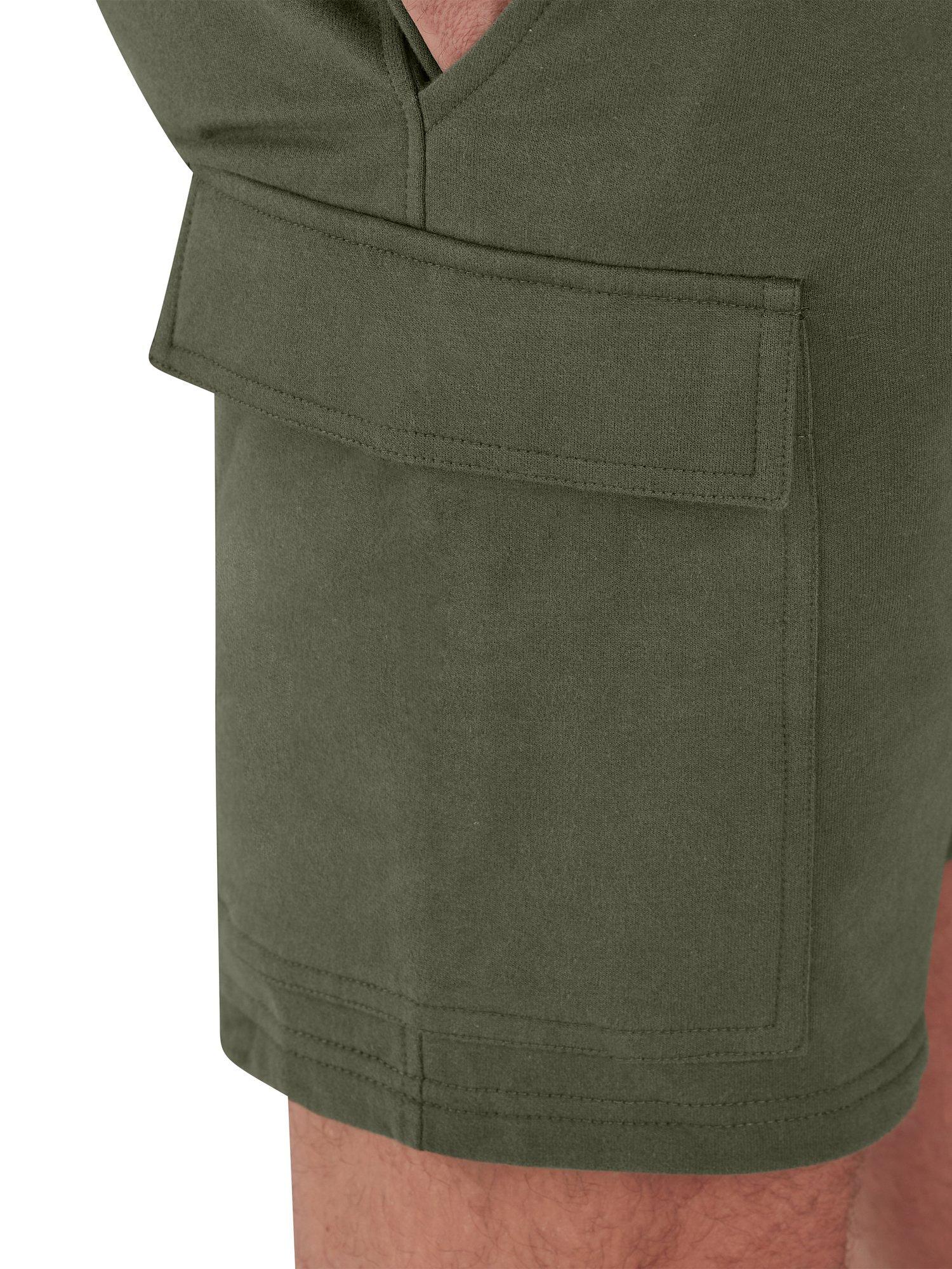 Product image 2 of 6, which shows Raging Bull Stretch Waist Cargo Shorts, Green, S