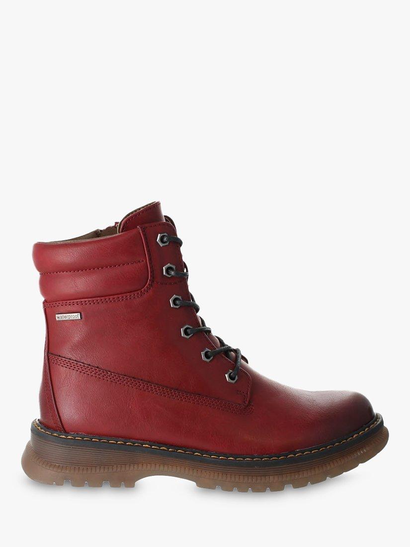 Westland by Josef Seibel Peyton Waterproof Ankle Boots Red