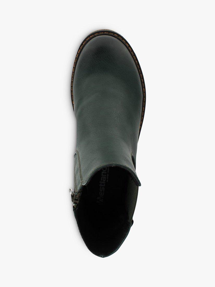 Product image 5 of 5, which shows Westland by Josef Seibel Peyton Chelsea Boots, Green, 6.5