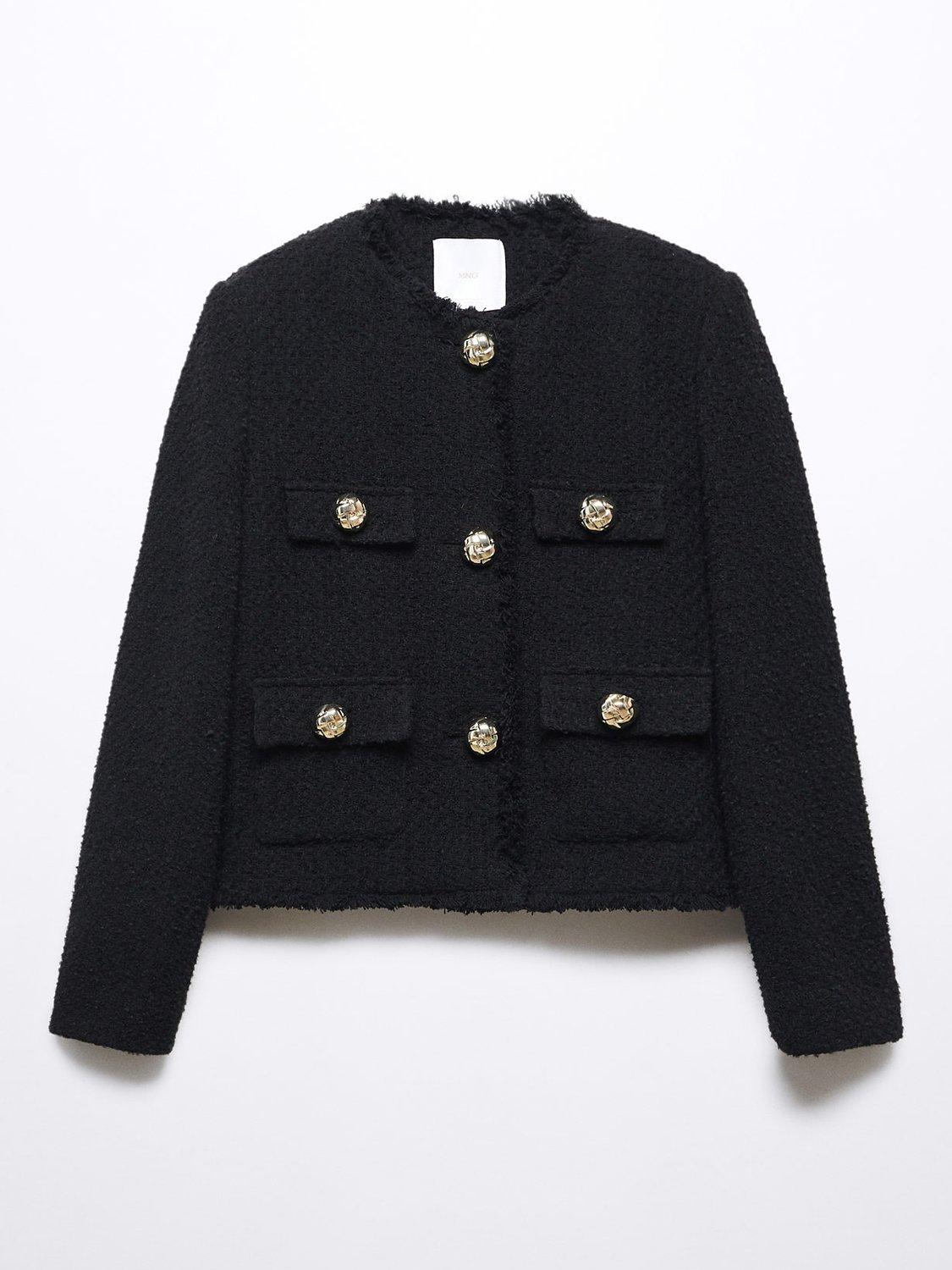 Mango boucle jacket online