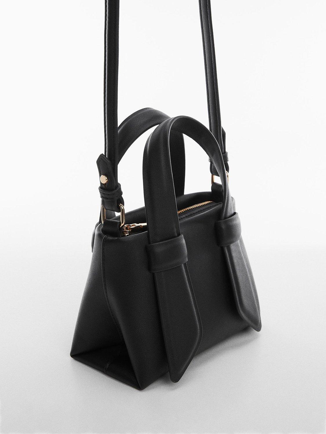 Mango Kim Small Cross Body Bag, Black