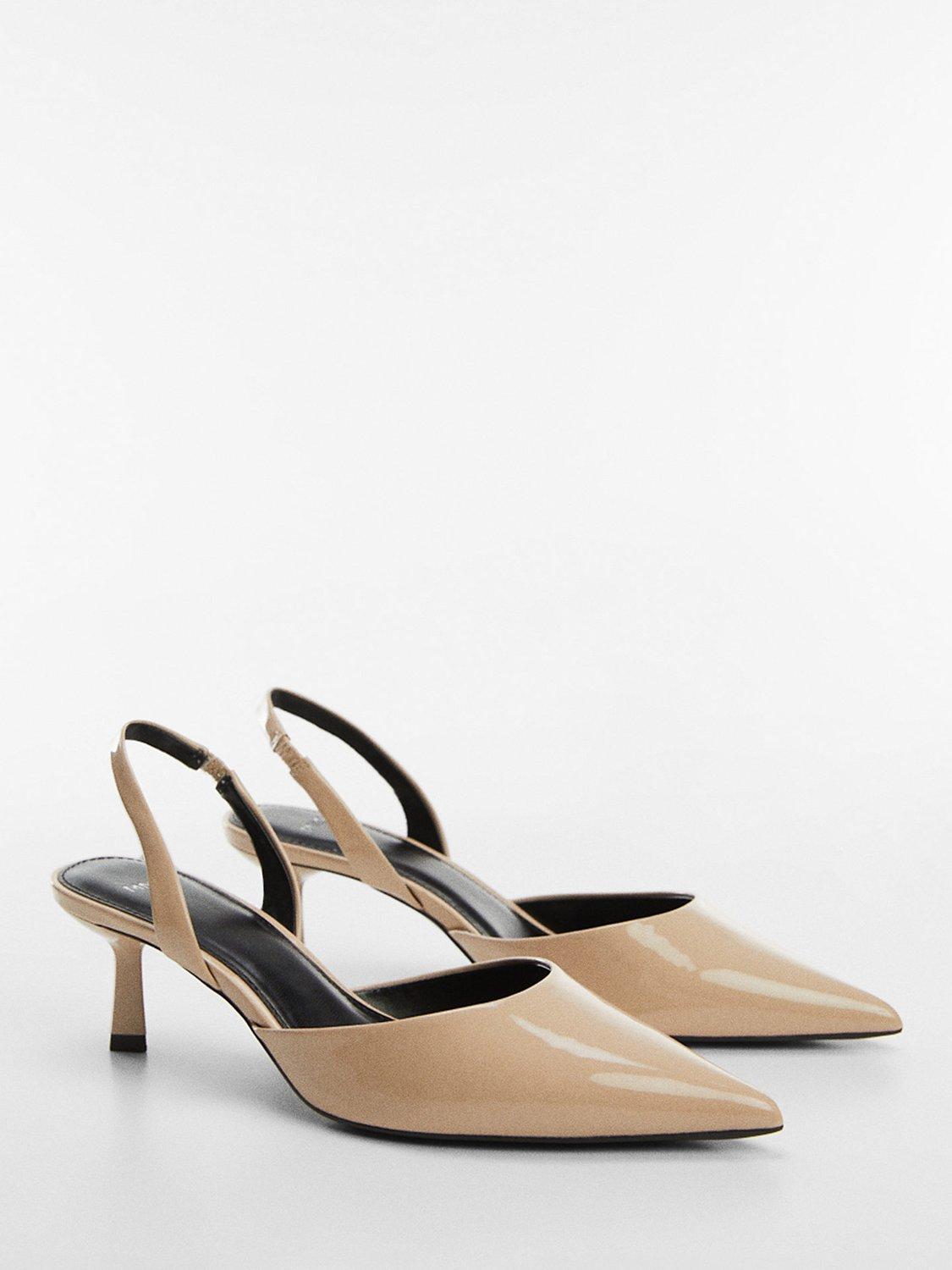 Mango Wando Mid Heel Shoes, Lt-pastel Pink