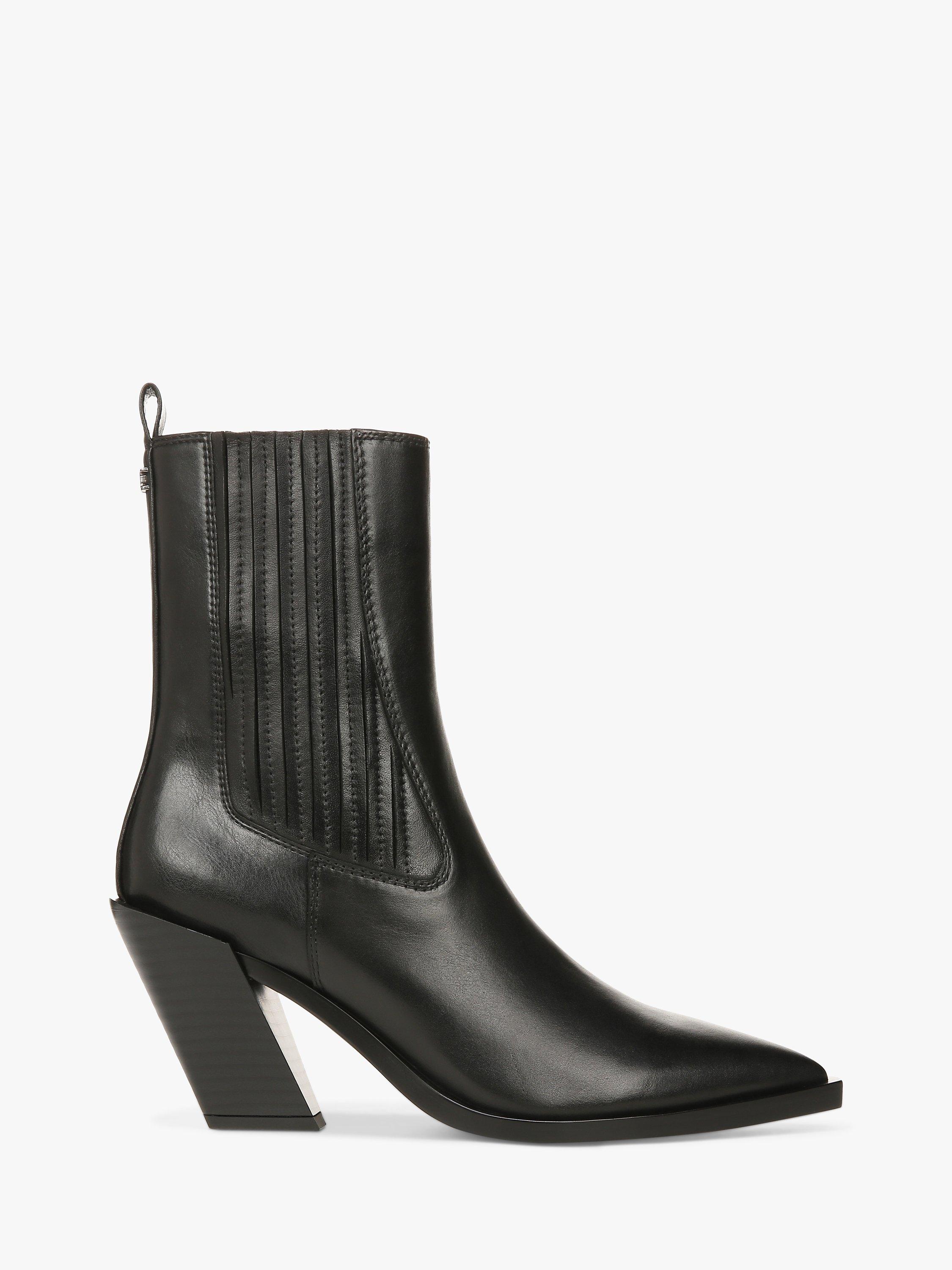 Product image 1 of 6, which shows Sam Edelman Mandey Ankle Boots, Black, 3