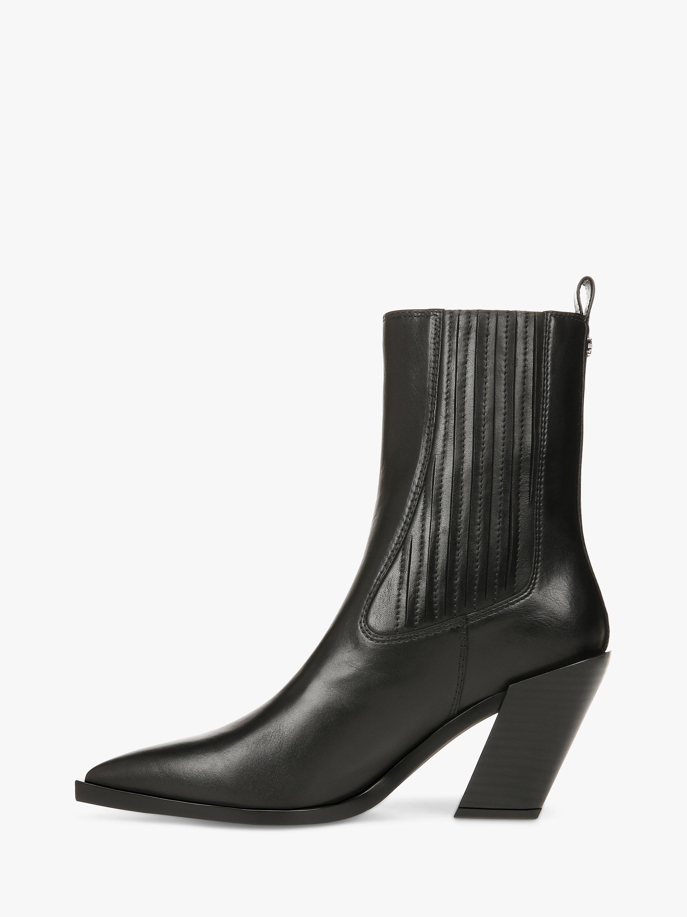 Product image 3 of 6, which shows Sam Edelman Mandey Ankle Boots, Black, 3