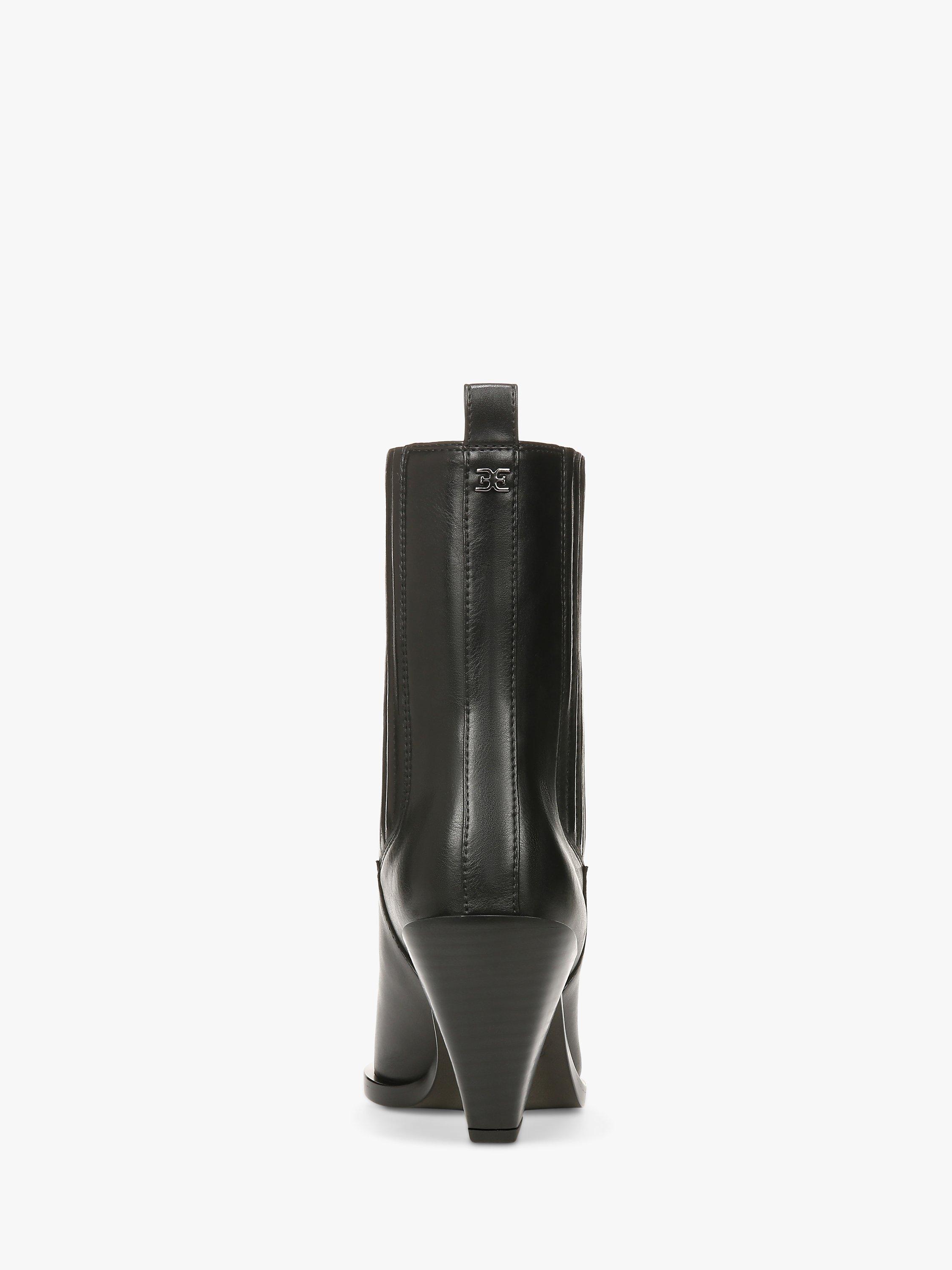 Product image 4 of 6, which shows Sam Edelman Mandey Ankle Boots, Black, 3