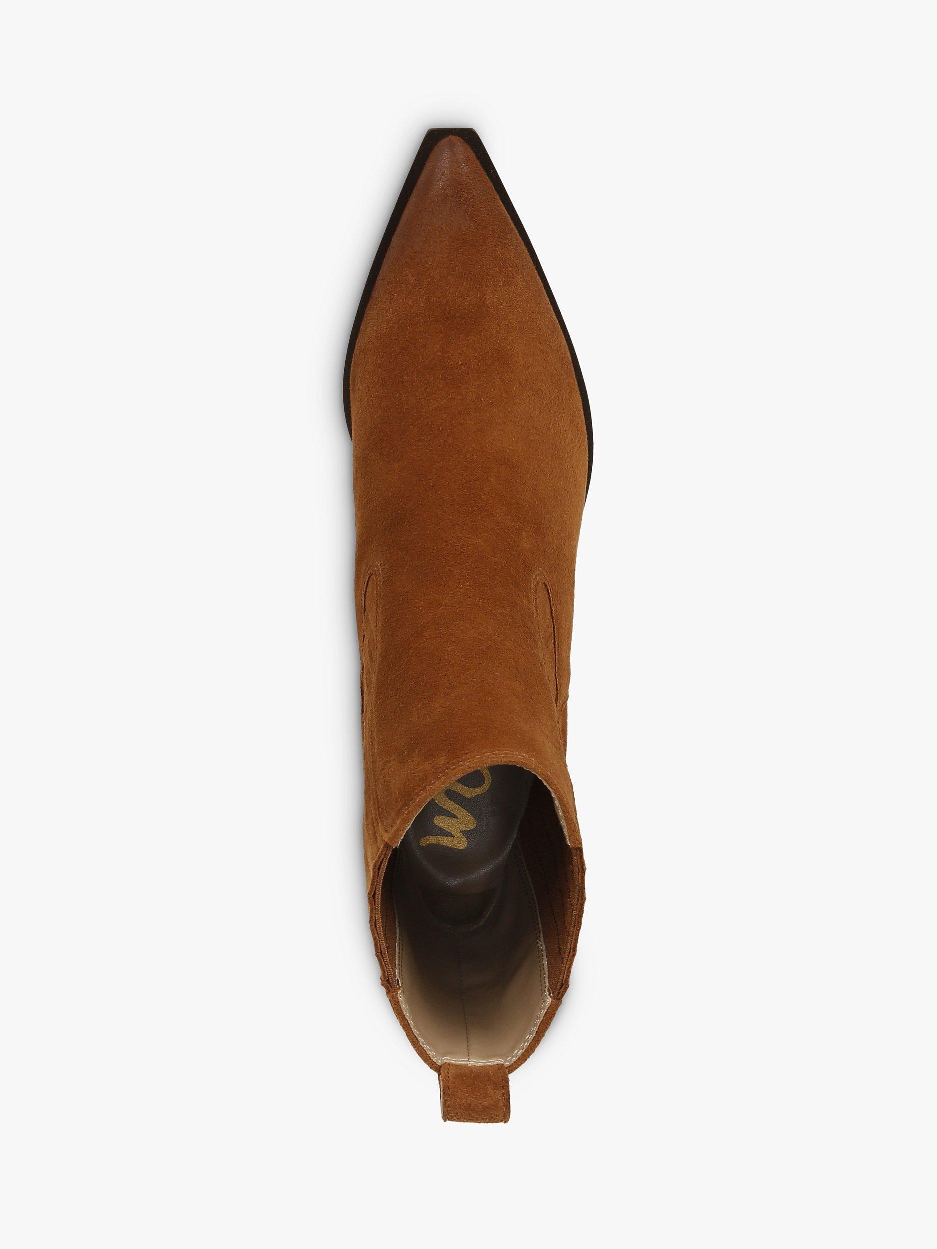 Product image 5 of 6, which shows Sam Edelman Mandey Ankle Boots, Frontier Brown, 3