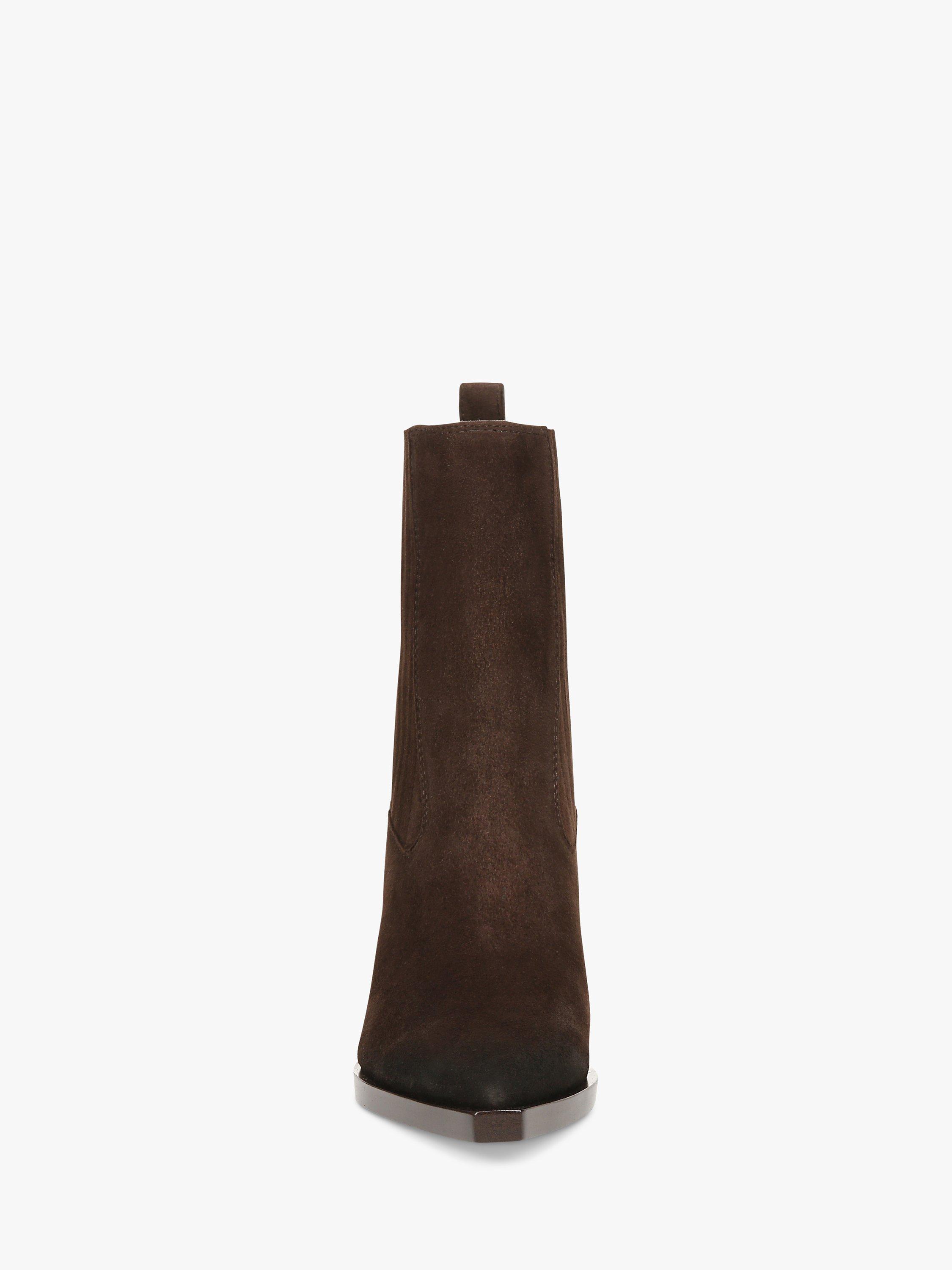 Product image 2 of 6, which shows Sam Edelman Mandey Ankle Boots, Chocolate, 3