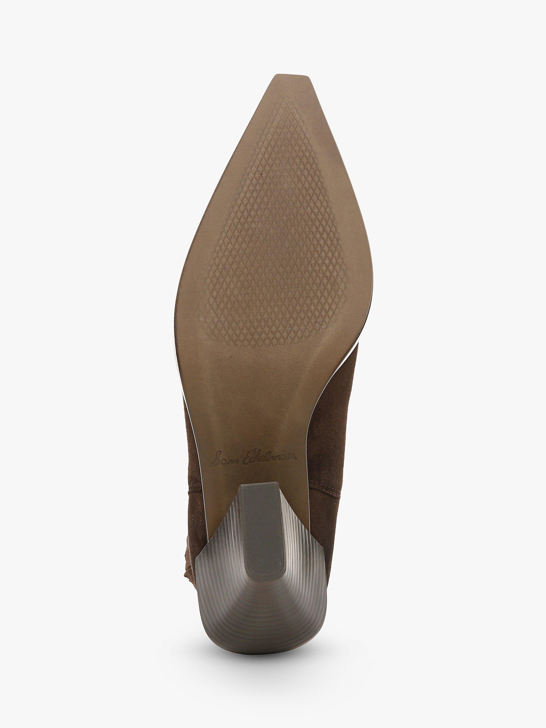 Product image 6 of 6, which shows Sam Edelman Mandey Ankle Boots, Chocolate, 3