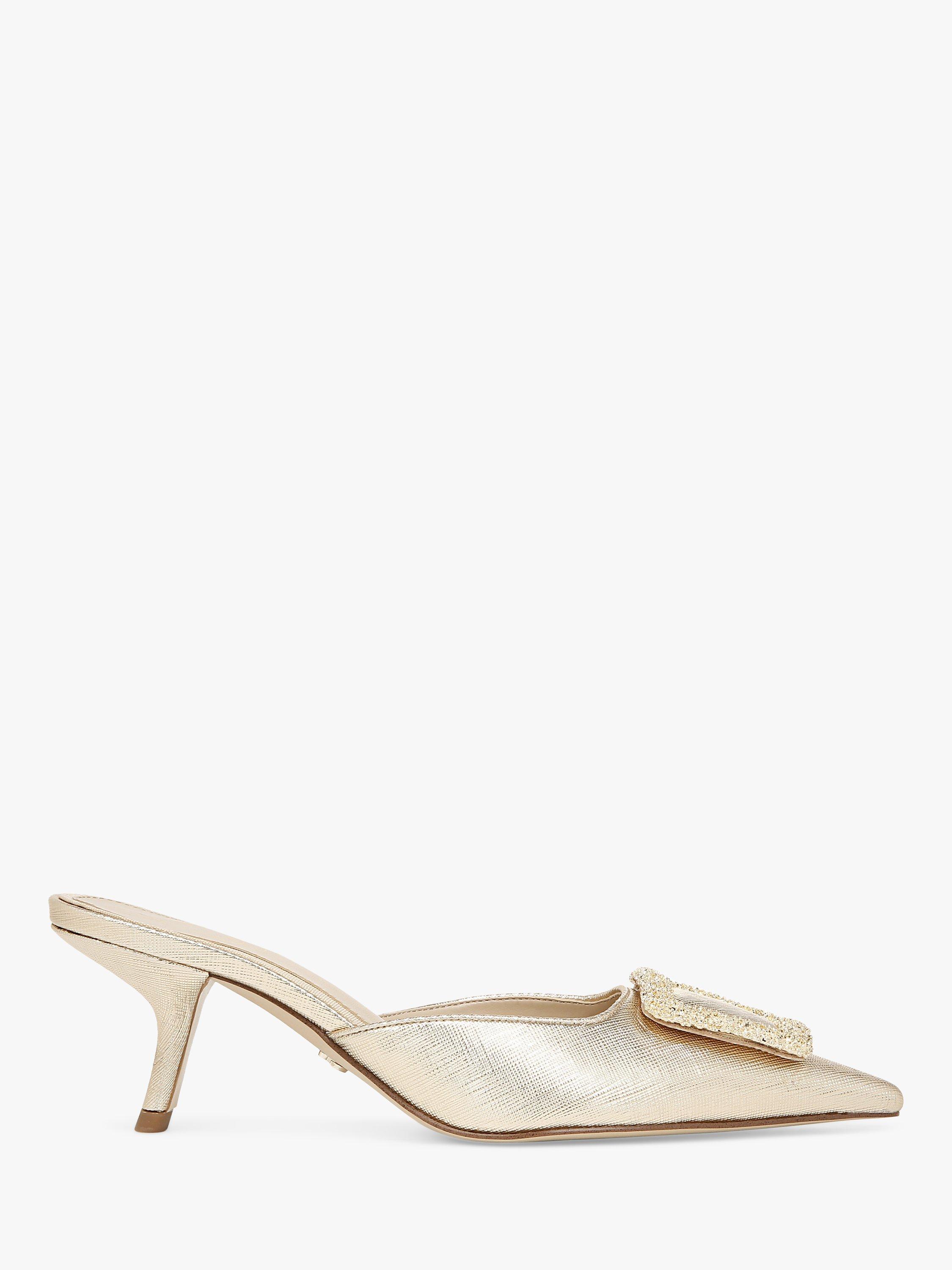 Sam edelman gold mules on sale