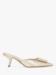 Sam Edelman Brit Kitten Heel Mules, Gold Leaf, Gold Leaf