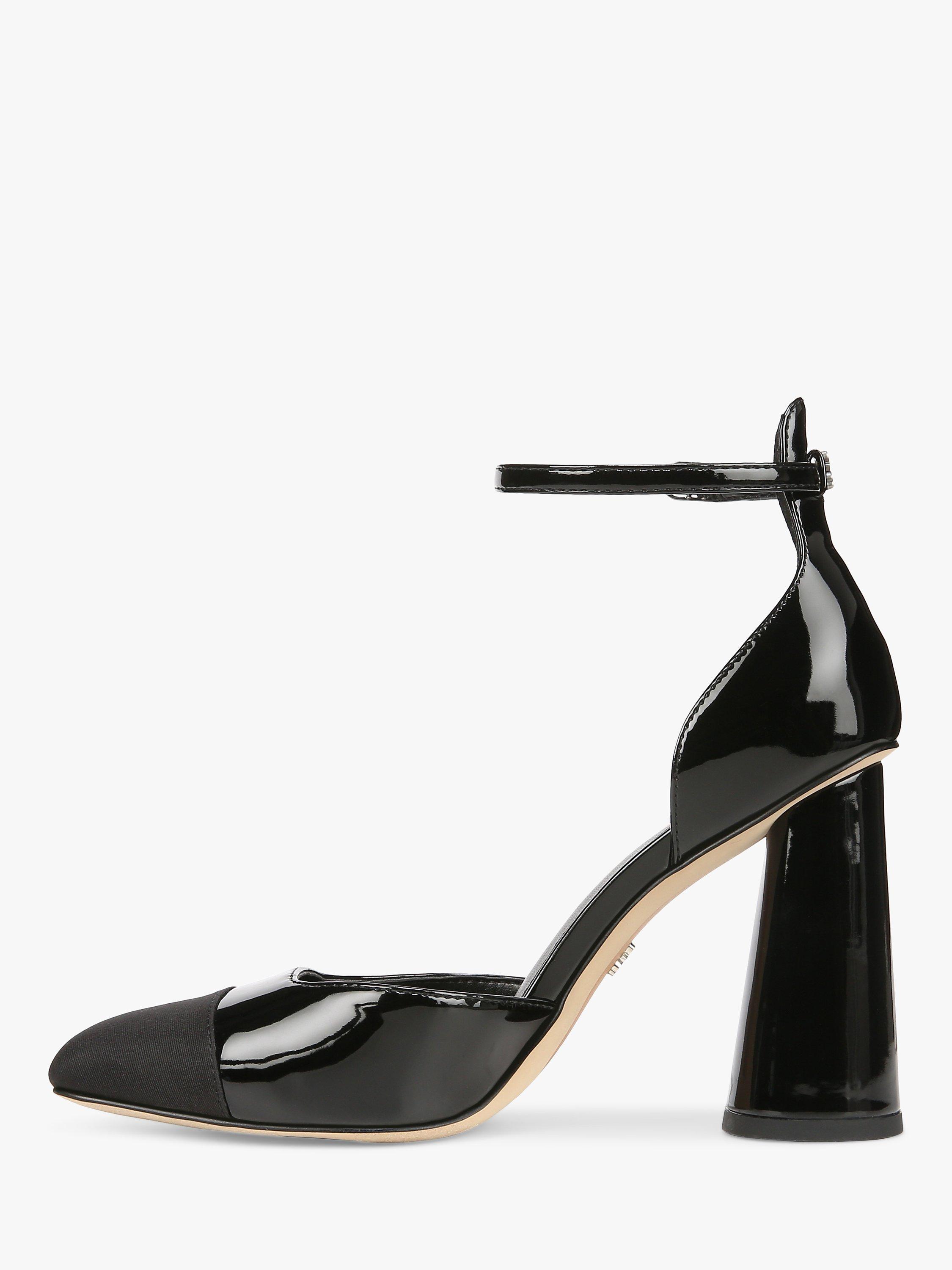 Product image 3 of 6, which shows Sam Edelman Cristine Block Heel Shoes, Black, 3