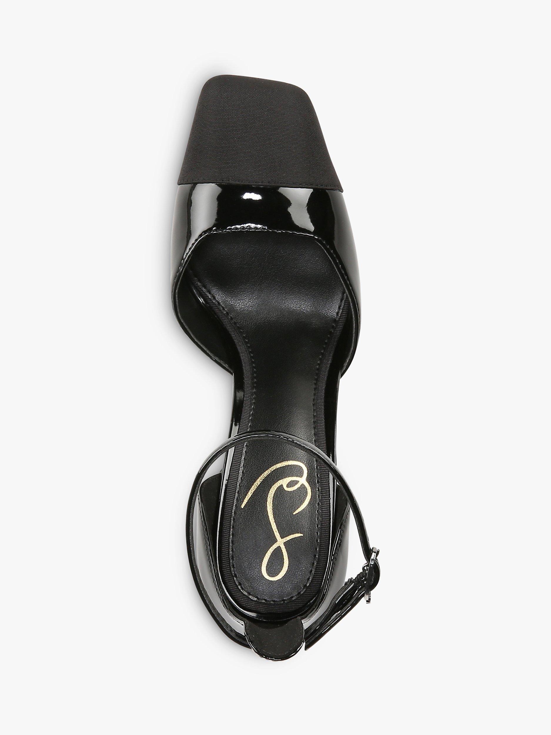 Product image 5 of 6, which shows Sam Edelman Cristine Block Heel Shoes, Black, 3