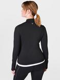 Sweaty Betty Therma Boost Half Zip Running Top, Black