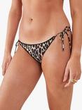 Accessorize Leopard Tie Side Bikini Brief, Multi