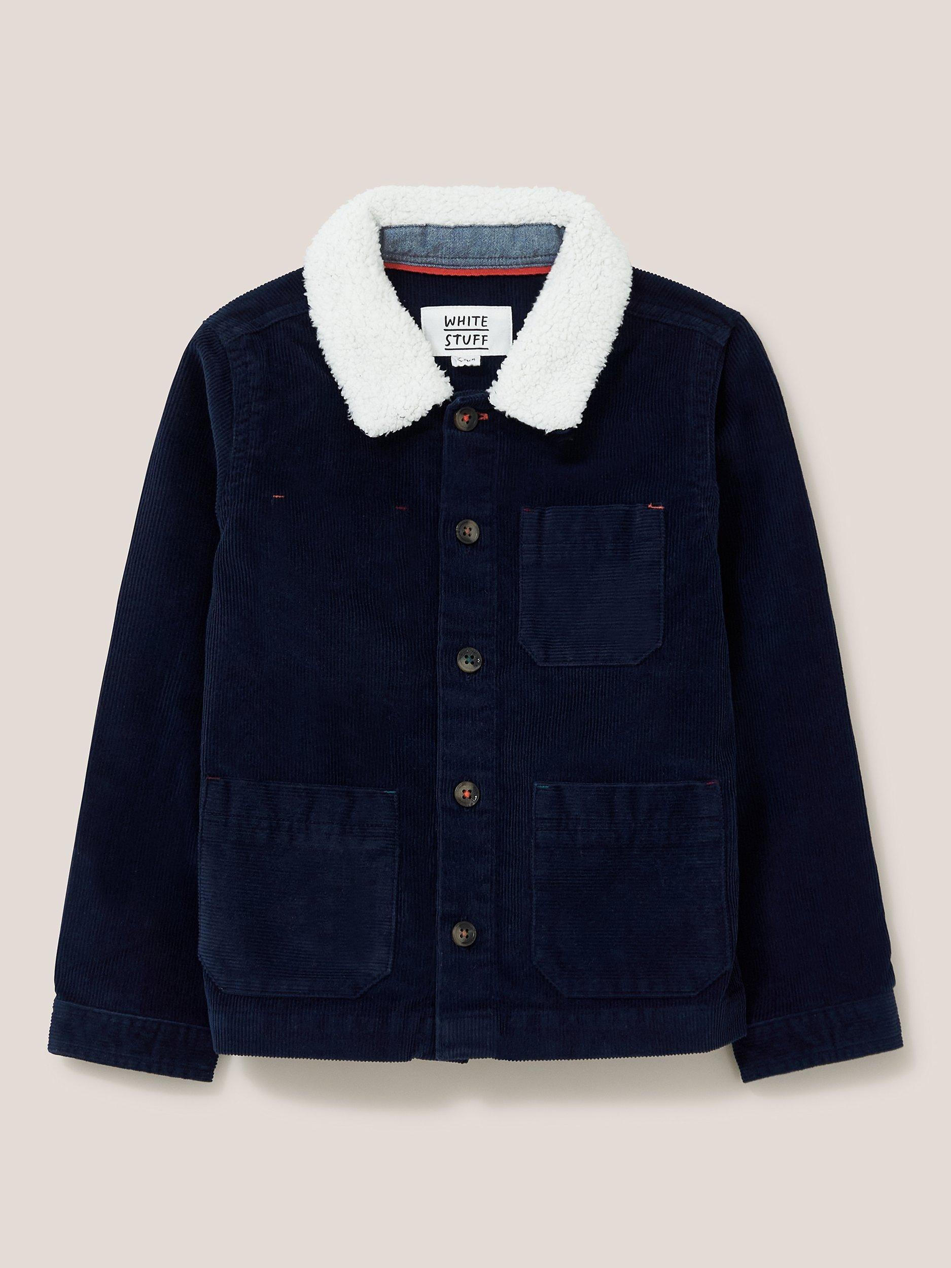 White Stuff Kids' Cord Overshirt, Navy