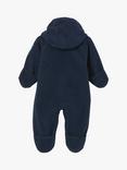 Polarn O. Pyret Baby Fleece Snowsuit, Blue