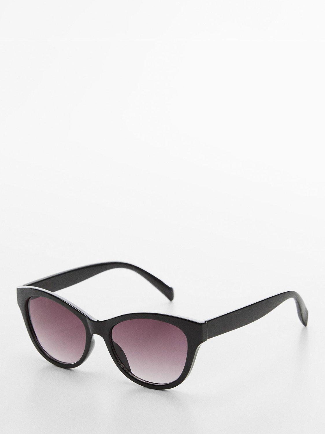 Mango Women's Aida Cat's Eye Sunglasses, , Black/Pink