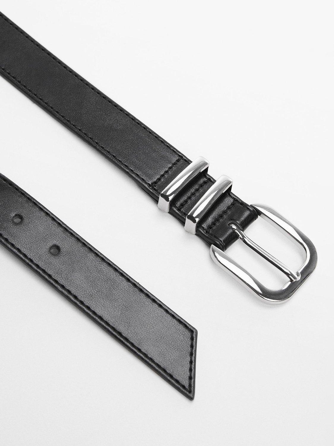 Mango Bella Belt, Black