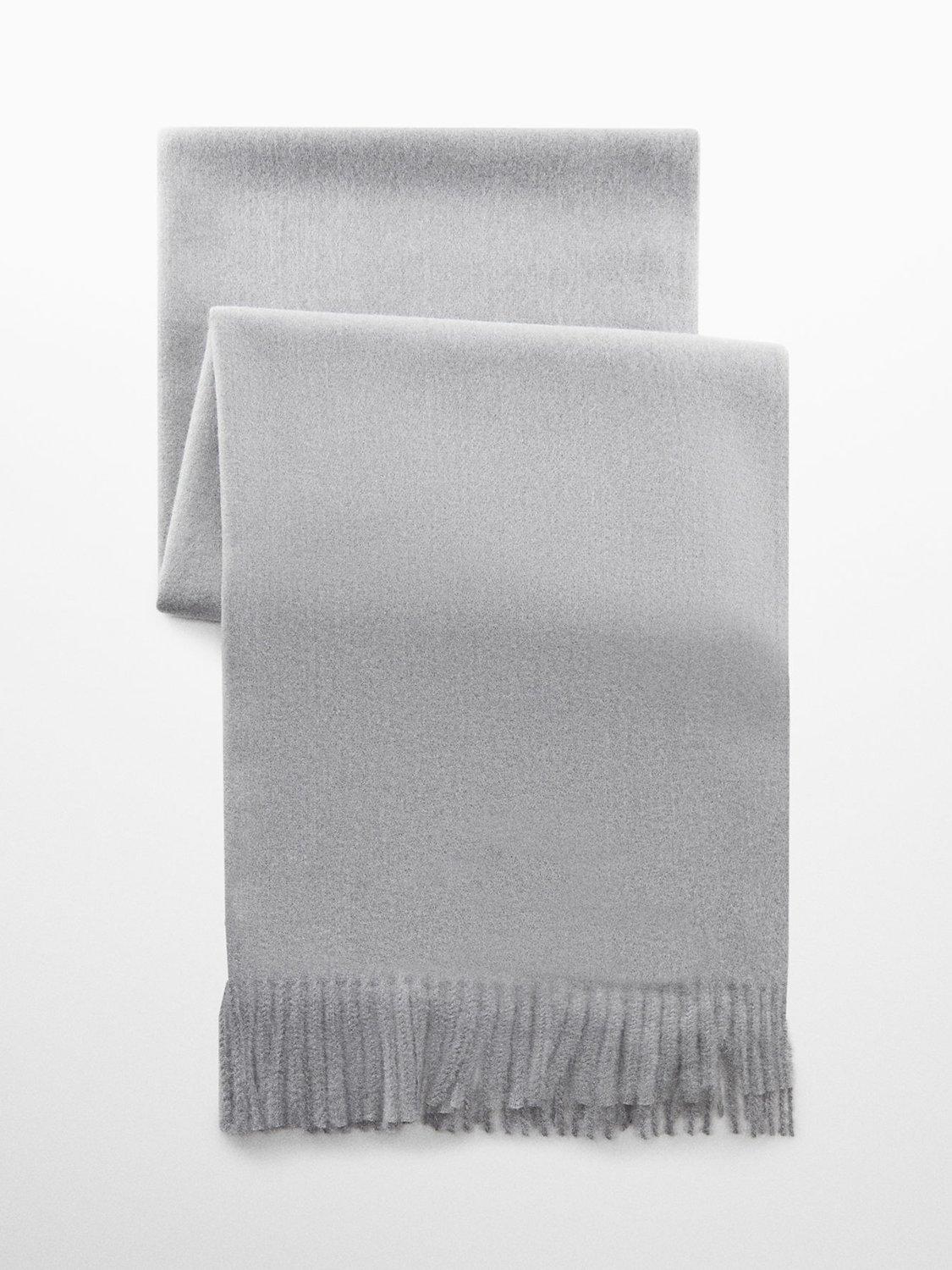 Mango Sweet Scarf, Light Pastel Grey, One Size