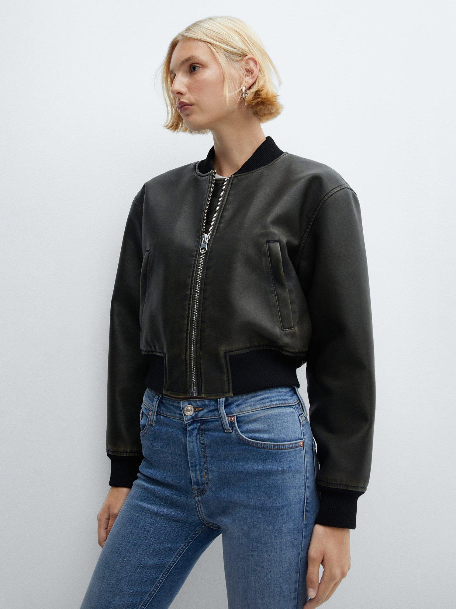 Product image 5 of 8, which shows Mango Isa Cropped Jeans, Open Blue, 24