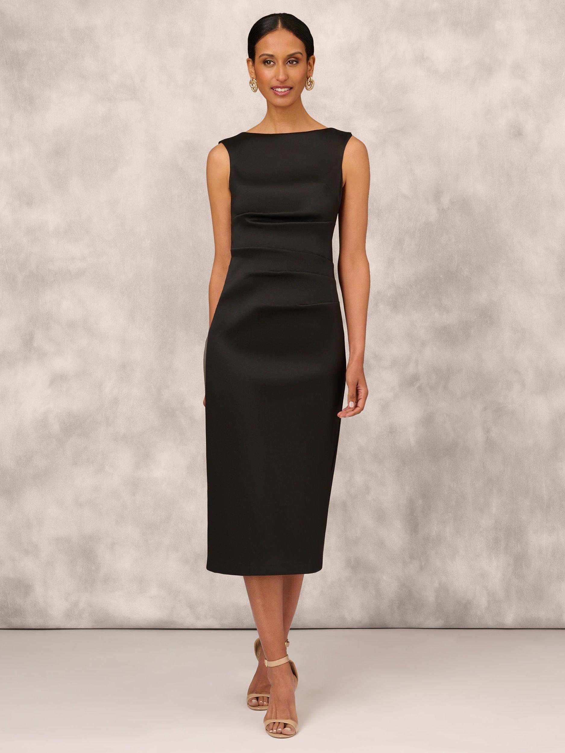Adrianna Papell Aidan Mattox by Adrianna Papell Stretch Mikado Gown Black