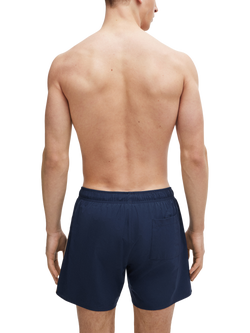 BOSS Iconic 413 Swim Shorts, Navy - view 2, Navy