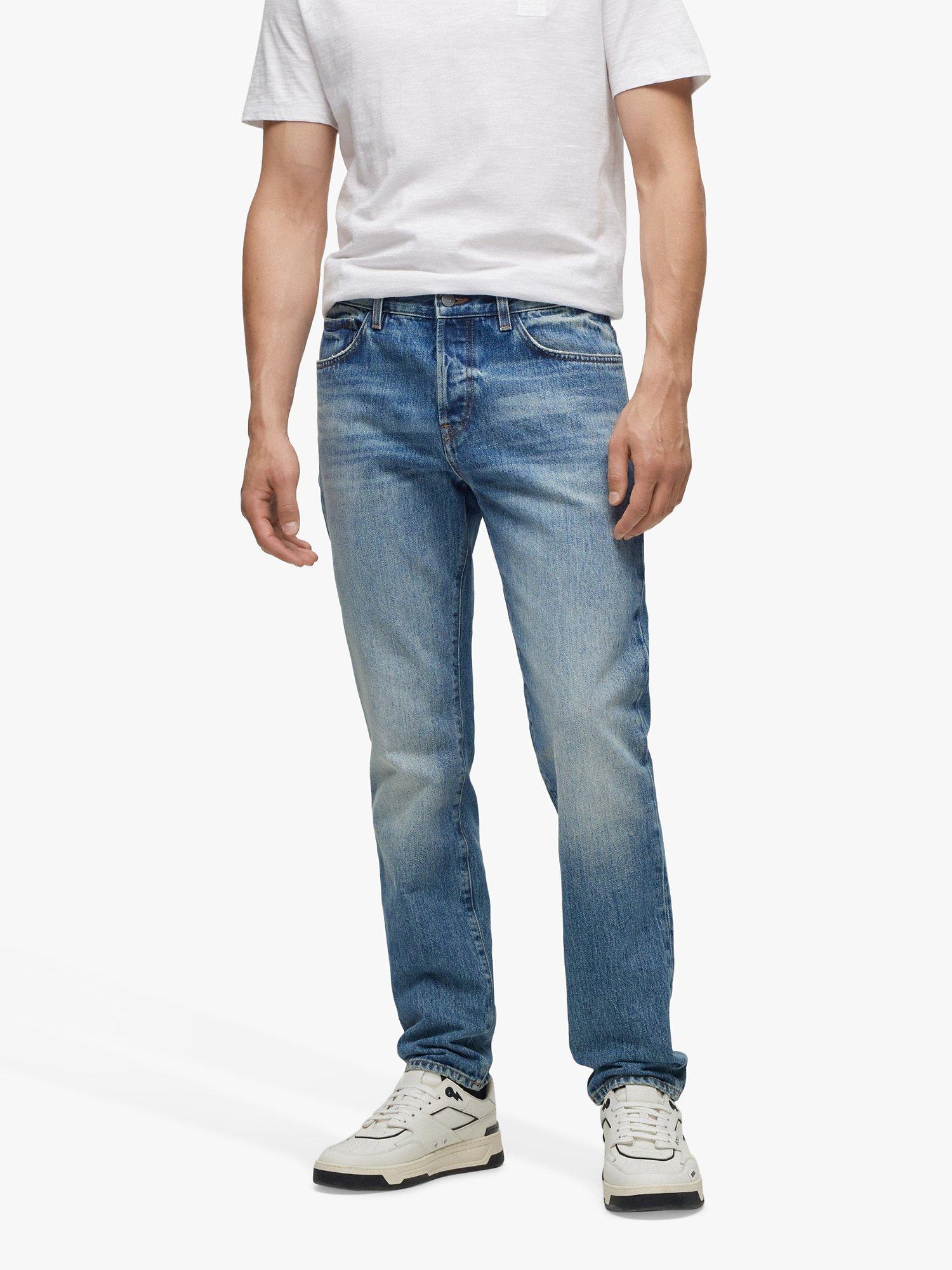 BOSS Maine Regular Fit Jeans, Navy