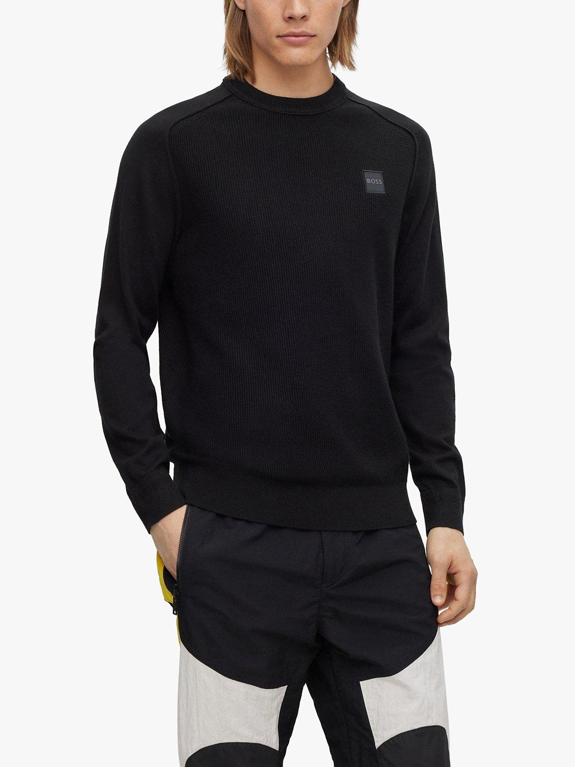 BOSS Kesom Box Logo Jumper, Black