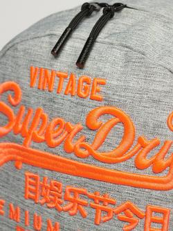 Superdry Heritage Montana Backpack - view 2, Light Grey Marl