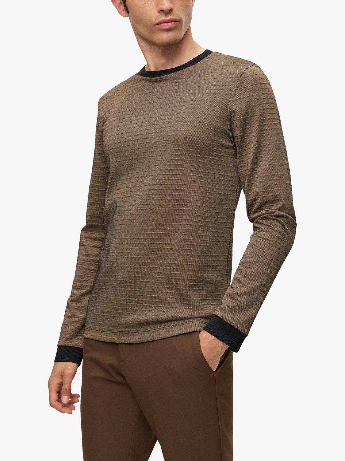 HUGO BOSS Talley Long Sleeve T-shirt, Black