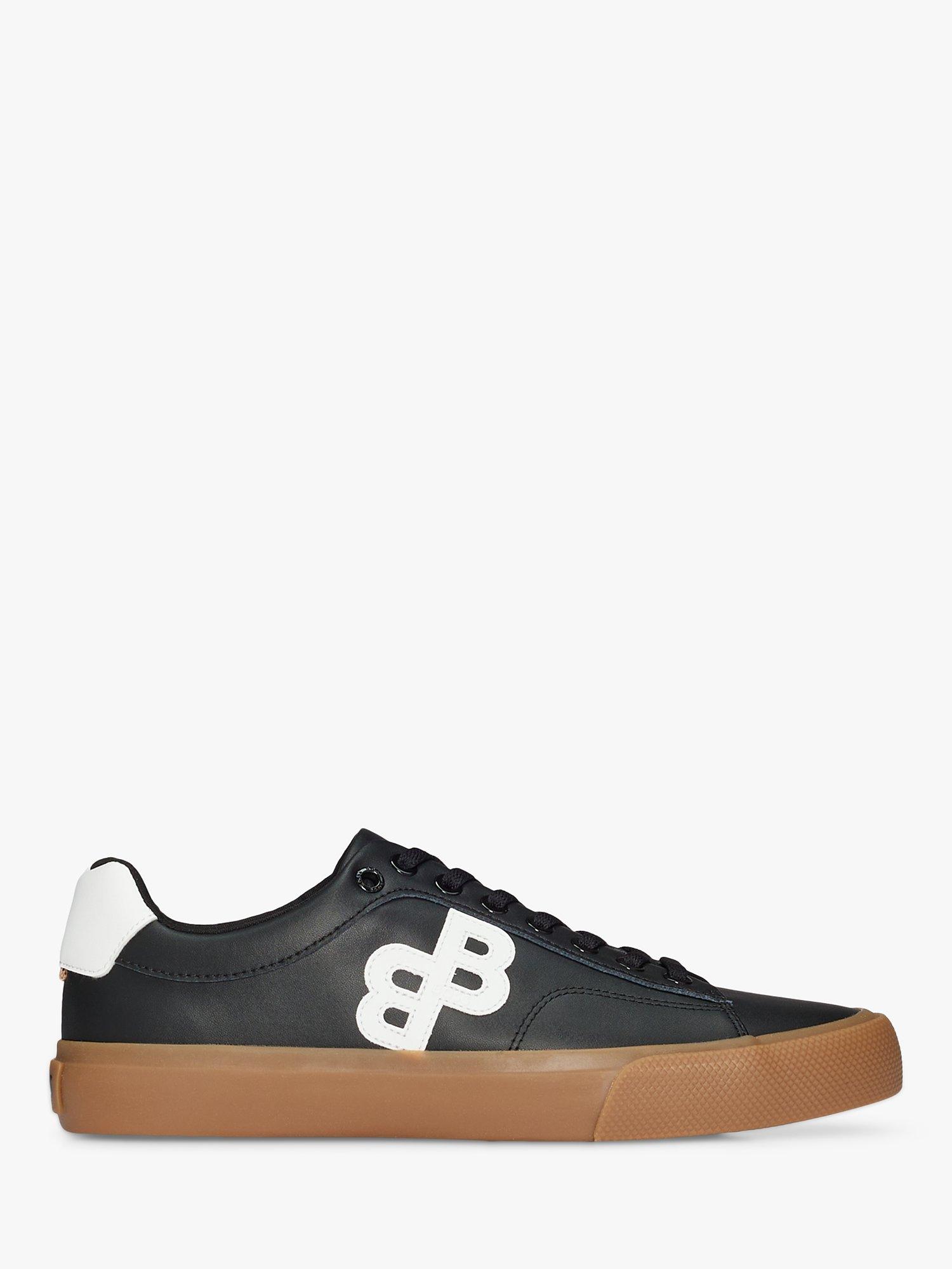 BOSS Aiden Monogram Detail Trainers, Charcoal
