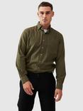 Rodd & Gunn Barrhill Brushed Cotton Slim Fit Long Sleeve Shirt, Loden