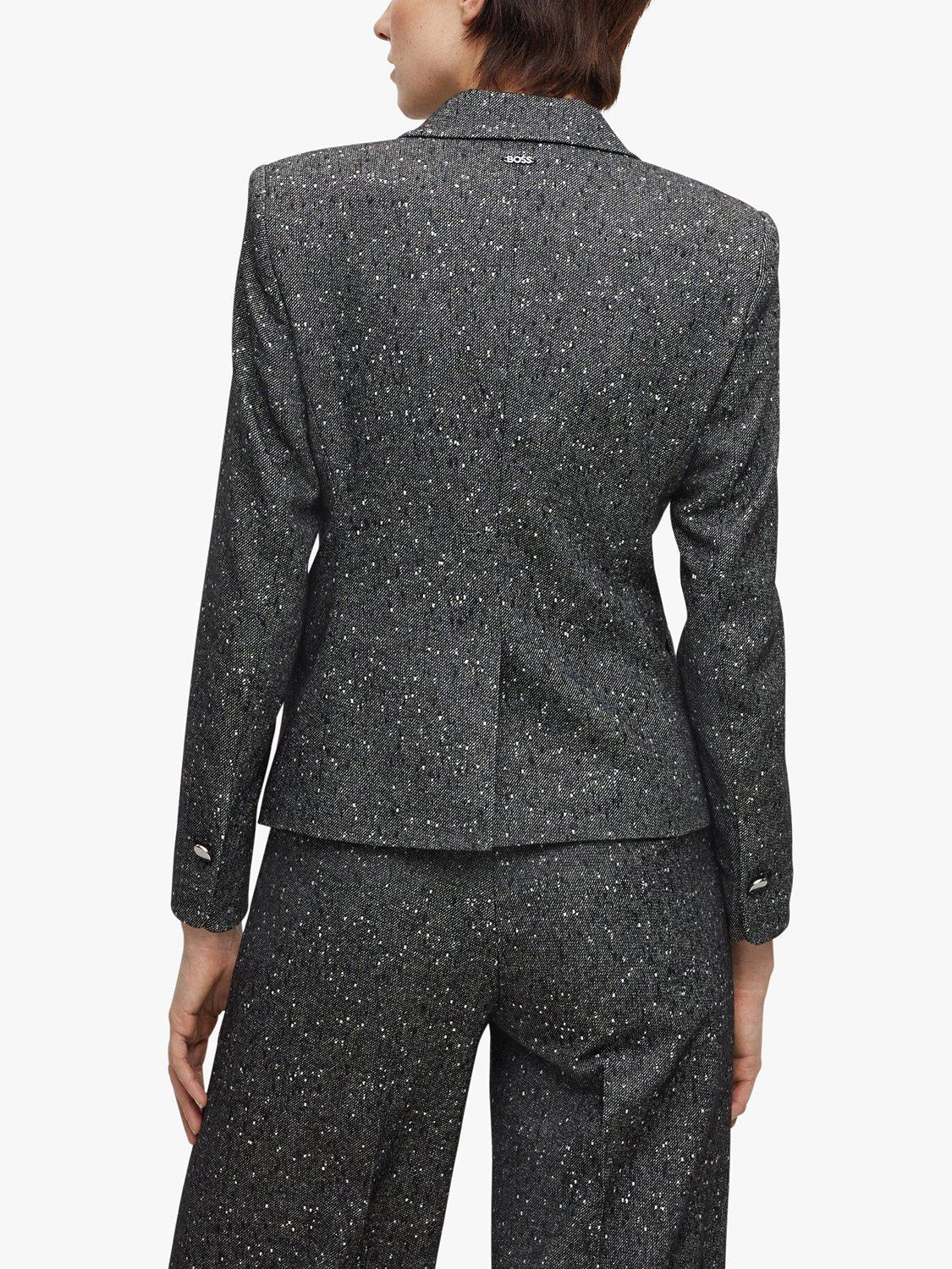 Product image 2 of 6, which shows BOSS Jocanah Wool Blend Blazer, Multi, 6