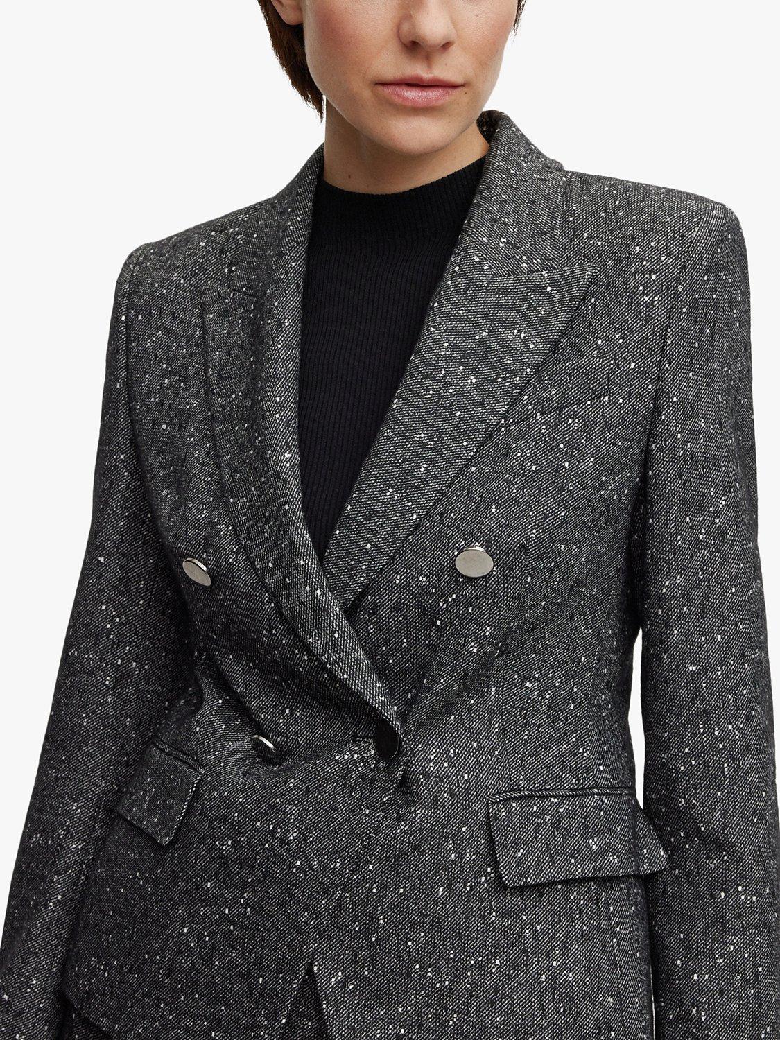 Product image 5 of 6, which shows BOSS Jocanah Wool Blend Blazer, Multi, 6
