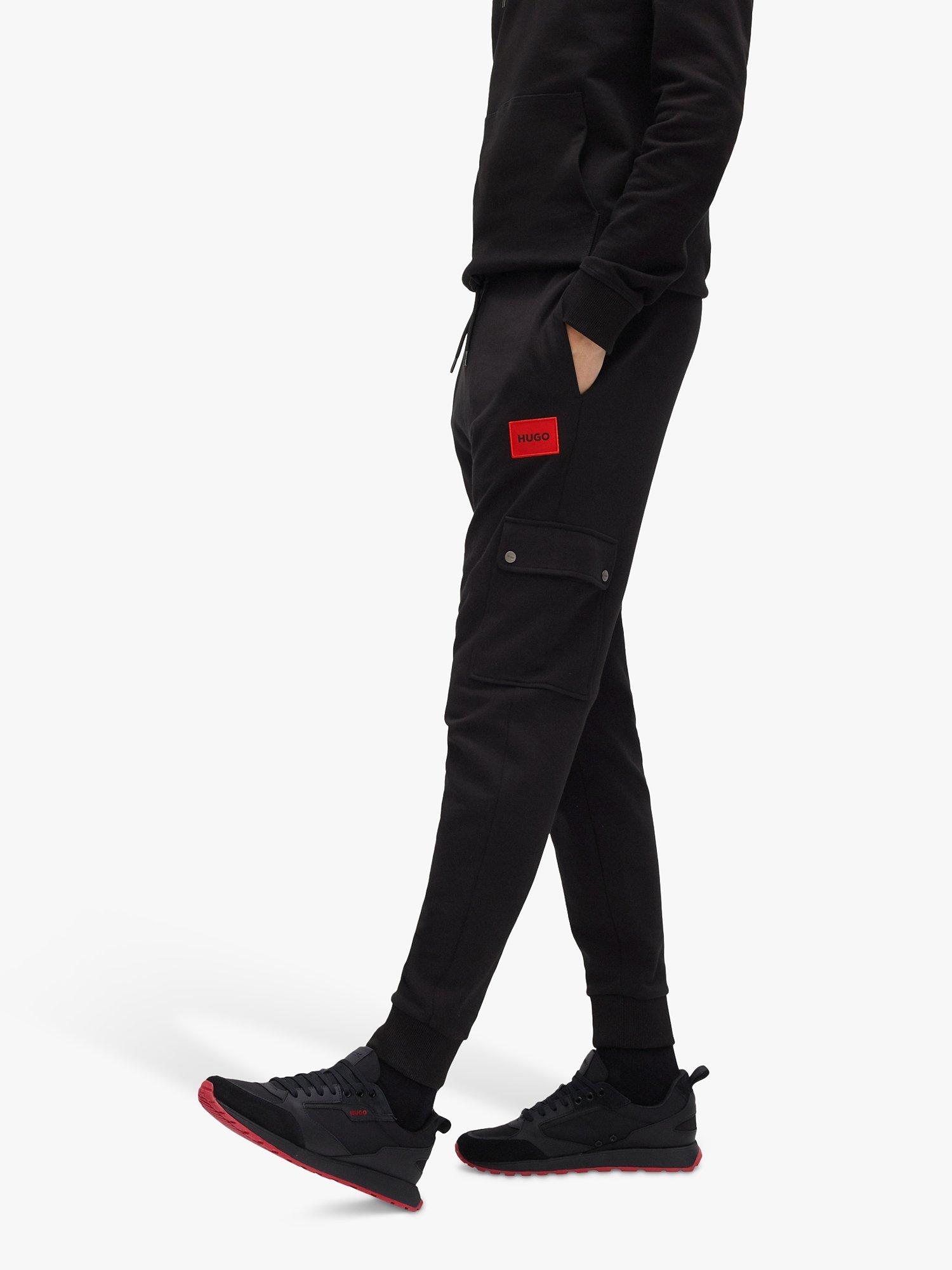 HUGO Dwellrom Relaxed Fit Joggers, Black