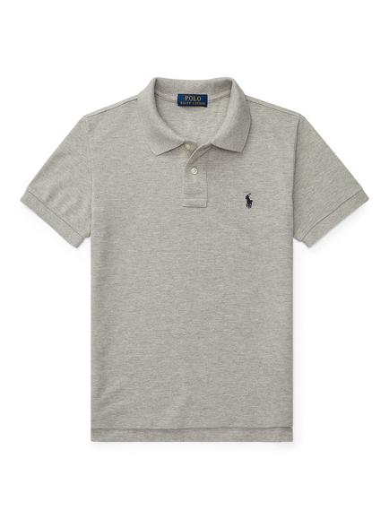 Polo Ralph Lauren Kids' Cotton Polo Shirt, Black, Grey
