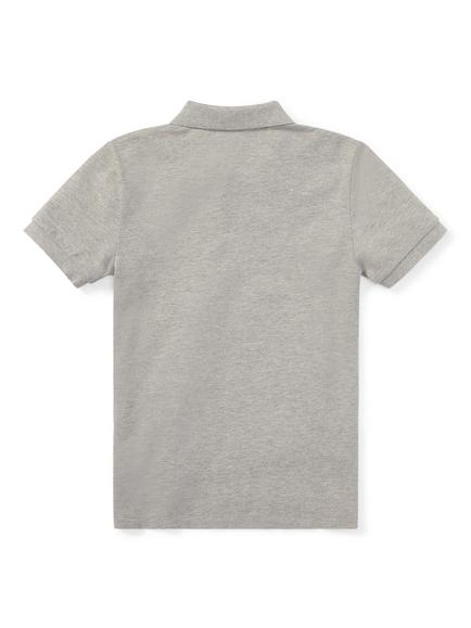 Polo Ralph Lauren Kids' Cotton Polo Shirt, Black - view 2, Grey