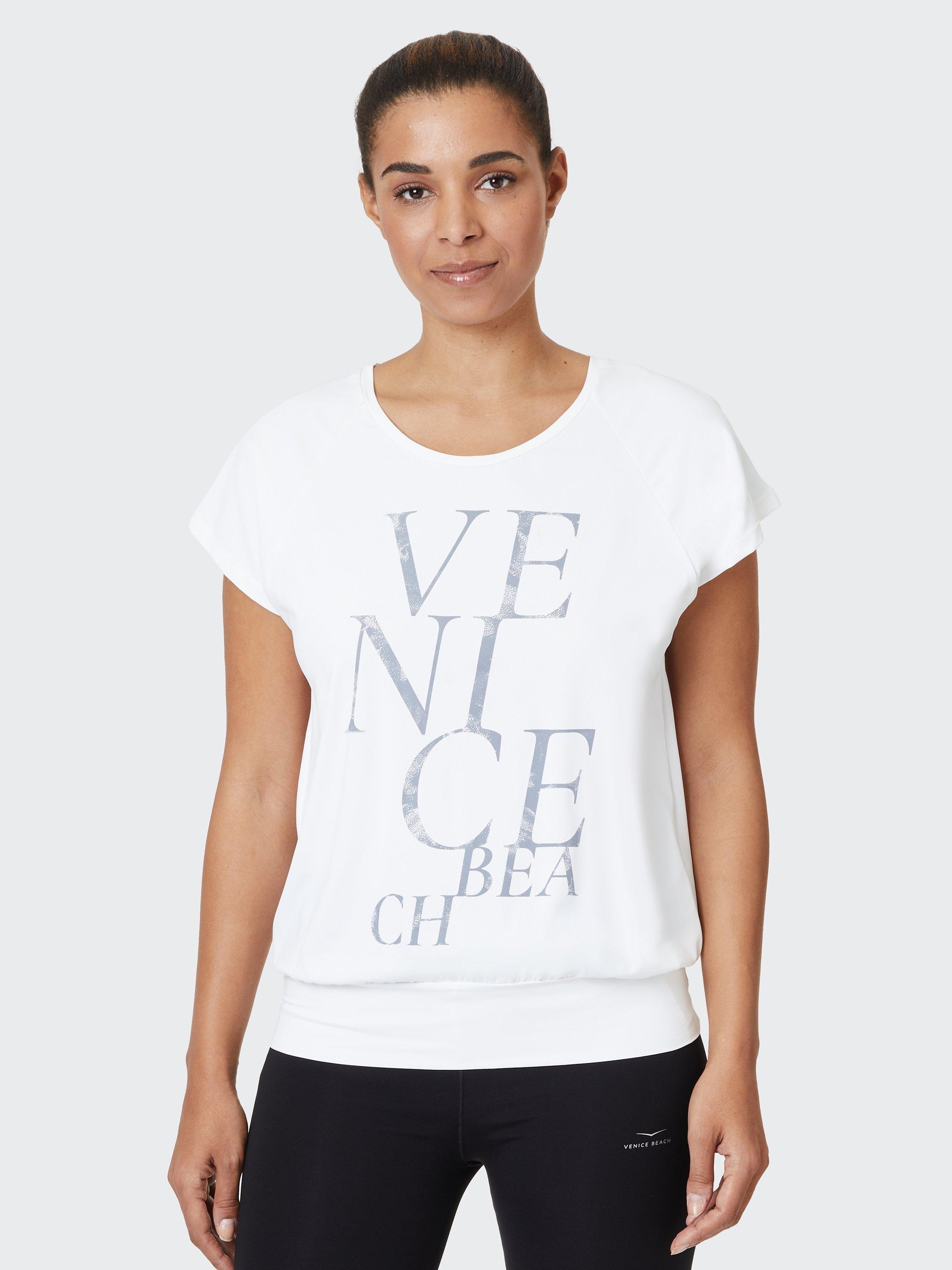 Product image 1 of 7, which shows Venice Beach Nobel T-Shirt, White, XS