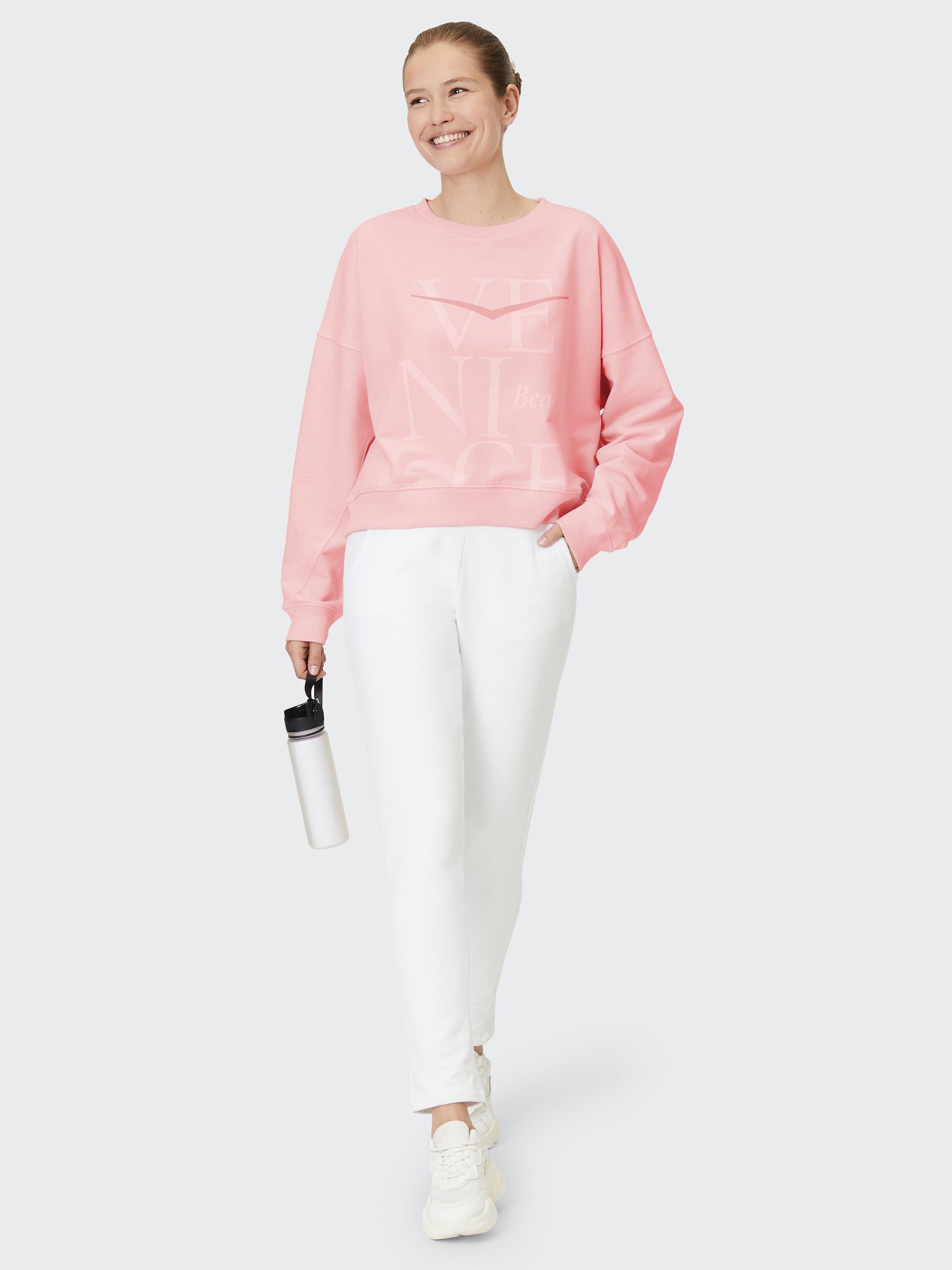 Product image 3 of 7, which shows Venice Beach Anisa Sports Sweatshirt, Rosebud, XS