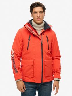 Superdry Hooded Ultimate SD Windbreaker - view 2, Orange Mid